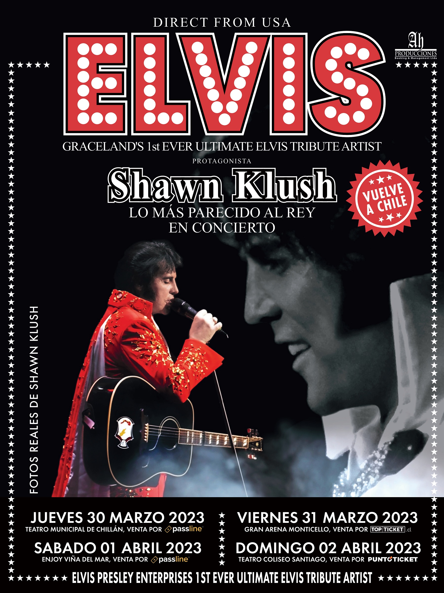 Elvis: Shawn Klush vuelve a Chile con espectáculo tributo